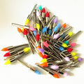 50Pcs Dental Lab Nylon Latch Small Flat Polishing Polisher Prophylaxis Brushes Disposable Dental Care Brush Head