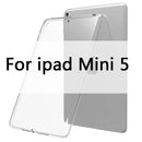 Case For iPad 10.2 2019 MiNi 2 3 4 5 TPU Transparent Silicone Shockproof Cover For New iPad 2017 2018 Pro 10.5 Air 1 2 Back Case