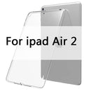 Case For iPad 10.2 2019 MiNi 2 3 4 5 TPU Transparent Silicone Shockproof Cover For New iPad 2017 2018 Pro 10.5 Air 1 2 Back Case