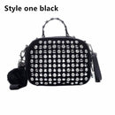 women luxury leather handbag famous designer ladies shoulder hand bag 2019 new girl clutch diamond crossbody bag sac main femme