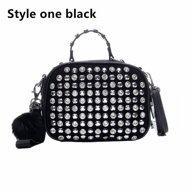 women luxury leather handbag famous designer ladies shoulder hand bag 2019 new girl clutch diamond crossbody bag sac main femme