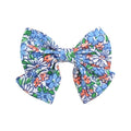 2019 Lovely Baby Girls Print Flower Bohemian Style Bow BB Hair Clips Headwear Children Cute Cotton Hairpins Hair Accessories