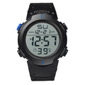 Men's Sport Casual LED Watches Men Digital Clock Multi-Functional Rubber Man Fitness Army Military Electronic Watch Reloj Hombre