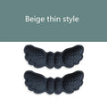 1Pair High Heel Insoles Butterfly Adjust Size Heel Liner Grips Protector Sticker Heel Pad Foot Care Anti Keep Abreast Heel Pads