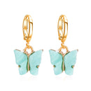 Long Tassel Butterfly Drop Earrings Silver Color 2020 Fashion Hanging Women Earrings Summer Jewelry Girls GIfts