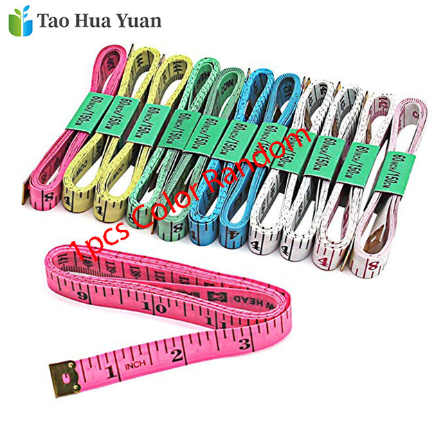 Hot 150cm/60" Tape Measures Portable Retractable Ruler Children Height Ruler Centimeter Inch Roll Sewing Measuring Tape Tool