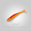 BEARKING EZ shinner Fishing Lures 50mm 75mm 100mm Wobblers Carp Fishing Soft Lures Silicone Artificial Double Color Baits