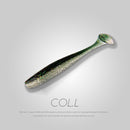 BEARKING EZ shinner Fishing Lures 50mm 75mm 100mm Wobblers Carp Fishing Soft Lures Silicone Artificial Double Color Baits