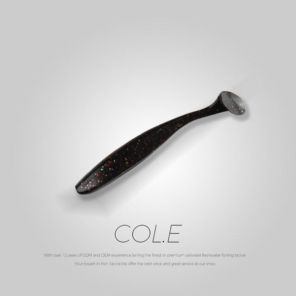 BEARKING EZ shinner Fishing Lures 50mm 75mm 100mm Wobblers Carp Fishing Soft Lures Silicone Artificial Double Color Baits