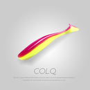 BEARKING EZ shinner Fishing Lures 50mm 75mm 100mm Wobblers Carp Fishing Soft Lures Silicone Artificial Double Color Baits