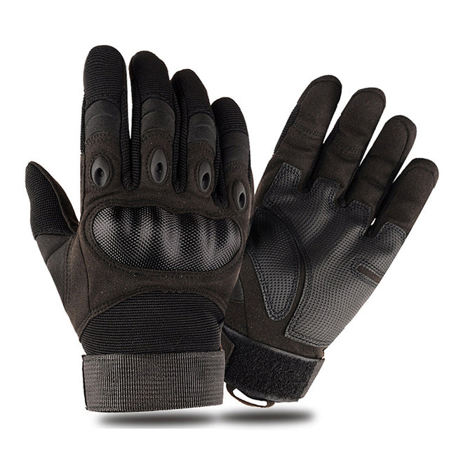 Touchscreen Motorcycle Gloves Artificial Leather Hard Knuckle Full Finger Protective Gear Racing Biker Riding Moto Motocross