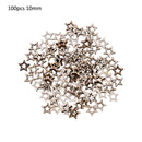 Wooden Mini Cute Love Heart/Star/Round Shape Wedding Table Scatter Decor Unfinished Wooden Crafts Wedding Ornaments