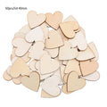 Wooden Mini Cute Love Heart/Star/Round Shape Wedding Table Scatter Decor Unfinished Wooden Crafts Wedding Ornaments