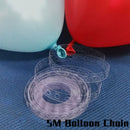 5m Birthday Balloons Chain Birthday Party Decorations Kids Globos Ballon Arch Accessories Wedding Balony Baloon Chain