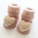 Cute Baby Socks Stereo Doll Socks Autumn Winter Mid Stocks Velvet Thickening Brush Furry Newborn Floor Socks 0-18 months
