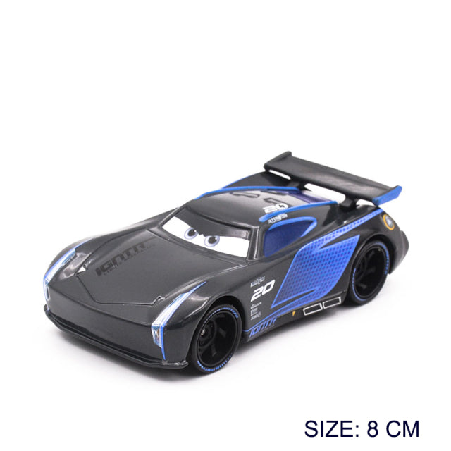 Disney Pixar Cars 2 3 Metal Diecast Vehicle Lightning McQueen Mater Jackson Storm Ramirez Car Toy Boy Kid Toys Christmas Gift