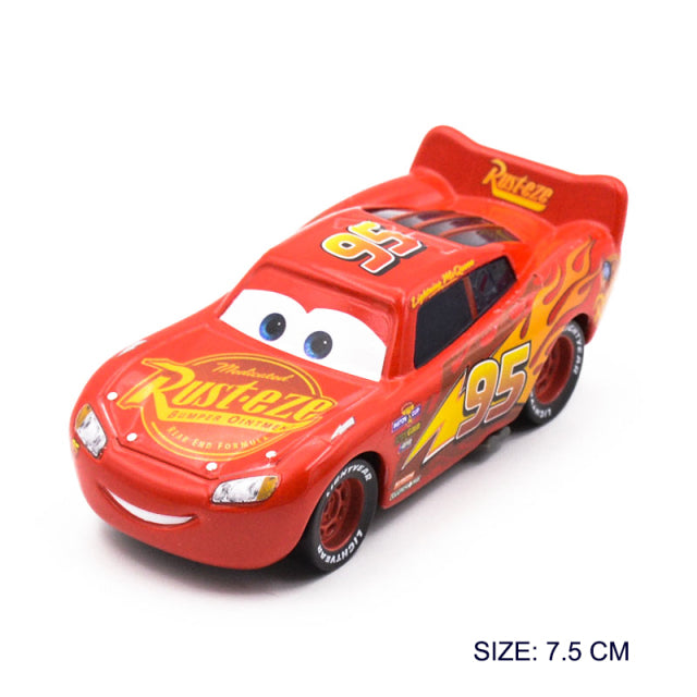 Disney Pixar Cars 2 3 Metal Diecast Vehicle Lightning McQueen Mater Jackson Storm Ramirez Car Toy Boy Kid Toys Christmas Gift
