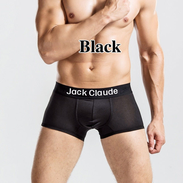 10Pcs/Lot Mens Underwear Boxers Men's Sexy Soft Underpants Boxer For Men Panties Comfortable boxeador bokserki Male Boxershorts