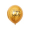 10pcs 12inch Chrome metallic latex balloons happy birthday printed pattern ballon helium metal globos birthday party decorations