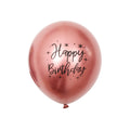 10pcs 12inch Chrome metallic latex balloons happy birthday printed pattern ballon helium metal globos birthday party decorations