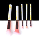5/10/15pcs Marble Makeup Brushes Tool Natural Brush Set Kit Professional Powder Small High Quality Highlighter Lip Eyeshadow