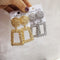 2020 Vintage Geometric Earrings for Women Statement Earring  Jewelry Carved Metal Gold Color Earing Fashion Jewelry Trendy Gift
