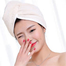 Women Hair Quick Drying Microfiber Bath Spa Towel Turban Knot Twist Loop Wrap Hat Cap For Bath Bathroom Accessories