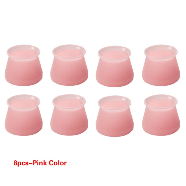 4/8/16pcs Table Chair Legs Silicone Caps Funiture Feets Protector Covers Non-slip Table Leg Caps Foot Protection Bottom Covers