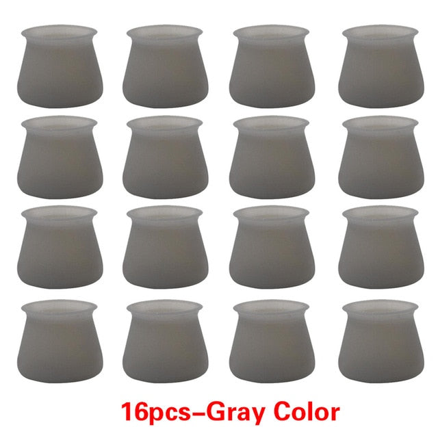4/8/16pcs Table Chair Legs Silicone Caps Funiture Feets Protector Covers Non-slip Table Leg Caps Foot Protection Bottom Covers