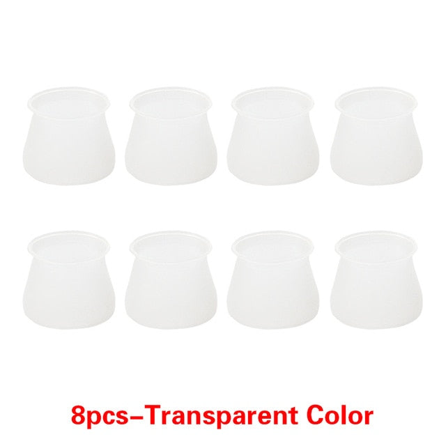 4/8/16pcs Table Chair Legs Silicone Caps Funiture Feets Protector Covers Non-slip Table Leg Caps Foot Protection Bottom Covers