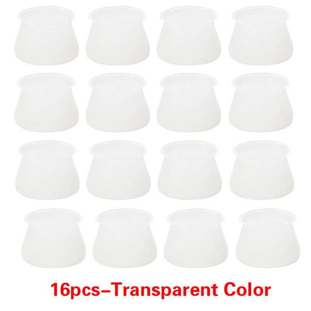 4/8/16pcs Table Chair Legs Silicone Caps Funiture Feets Protector Covers Non-slip Table Leg Caps Foot Protection Bottom Covers