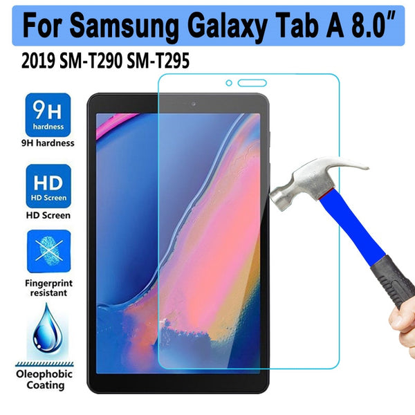 9H Tempered Glass For Samsung Galaxy Tab A 8 2019 8.0 SM-T290 SM-T295 T290 T295 Screen Protector 0.3mm Tablet Protective Film