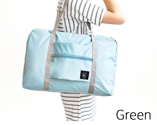 MARKROYAL New Folding Travel Bag Nylon Women Travel Bags Large Capacity Hand Luggage Tote Duffel Set Overnight For Lady & Men