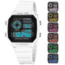 SYNOKE Military Sports Watch Shock Digital Watch LED Men Clocks Relojes Deportivos Waterproof Luminous Alarm Clock Male 2019