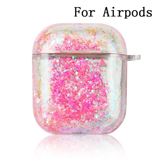 Dynamic Liquid Case For AirPods Cases Glitter Liquid Cover For AirPod 2 Covers Protector For Air Pods Pro Bumper Hard Coque Etui