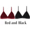 1/2PCS Women Bralette French Style Lace Bra Girls Triangle Cup Lingerie Deep V Wireless Underwear Soft Thin Seamless Bra