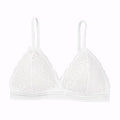 1/2PCS Women Bralette French Style Lace Bra Girls Triangle Cup Lingerie Deep V Wireless Underwear Soft Thin Seamless Bra