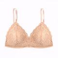 1/2PCS Women Bralette French Style Lace Bra Girls Triangle Cup Lingerie Deep V Wireless Underwear Soft Thin Seamless Bra