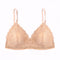 1/2PCS Women Bralette French Style Lace Bra Girls Triangle Cup Lingerie Deep V Wireless Underwear Soft Thin Seamless Bra