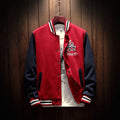 2020 New Arrival Letter Rib Sleeve Cotton Embroidery Logo Single Breasted Casual Bomber Baseball Jacket Loose Cardigan Coat