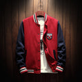 2020 New Arrival Letter Rib Sleeve Cotton Embroidery Logo Single Breasted Casual Bomber Baseball Jacket Loose Cardigan Coat