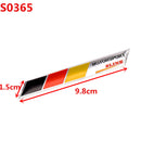 Newbee Metal 3D Germany German Flag Badge Emblem Deutsch Car Sticker Decal Grille Bumper Window Body Decoration for Benz VW Audi