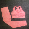2PCS Camouflage Camo Yoga Set Sports Wear For Women Gym Fitness Clothing Booty Yoga Leggings + Sport Bra GYM Sport Suit Femme