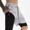 2020 Running Shorts Men Fitness Gym Training Sports Shorts Quick Dry Workout Gym Sport Jogging Double Deck Summer Men Shorts