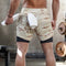 2020 Running Shorts Men Fitness Gym Training Sports Shorts Quick Dry Workout Gym Sport Jogging Double Deck Summer Men Shorts