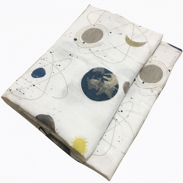 Hot New Baby Blankets Newborn Soft Organic Cotton Bamboo Baby Bibs Muslin Swaddle Wrap Feeding Burpy Towel Scarf Big Diaper