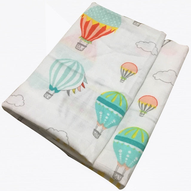 Hot New Baby Blankets Newborn Soft Organic Cotton Bamboo Baby Bibs Muslin Swaddle Wrap Feeding Burpy Towel Scarf Big Diaper