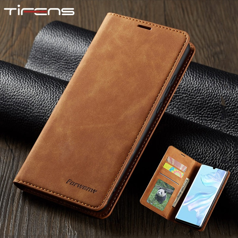Magnetic Leather Case For Huawei Mate 20 30 P20 P30 P40 Pro Lite P Smart Plus 2019 2020 Honor10lite Wallet Card Flip Phone Cover