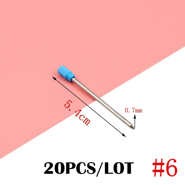 8/10/20/ Pen Refill Different Metal Ballpoint Pen Refills Office School Stationery Gifts Pen Choose Blue black refills Pen Sale