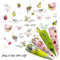 1 Sheet Russian text Nail Watermark Decals Sexy lips Middle finger Sexy girl Water Transfer Slider Russia Words Manicure Tattoos